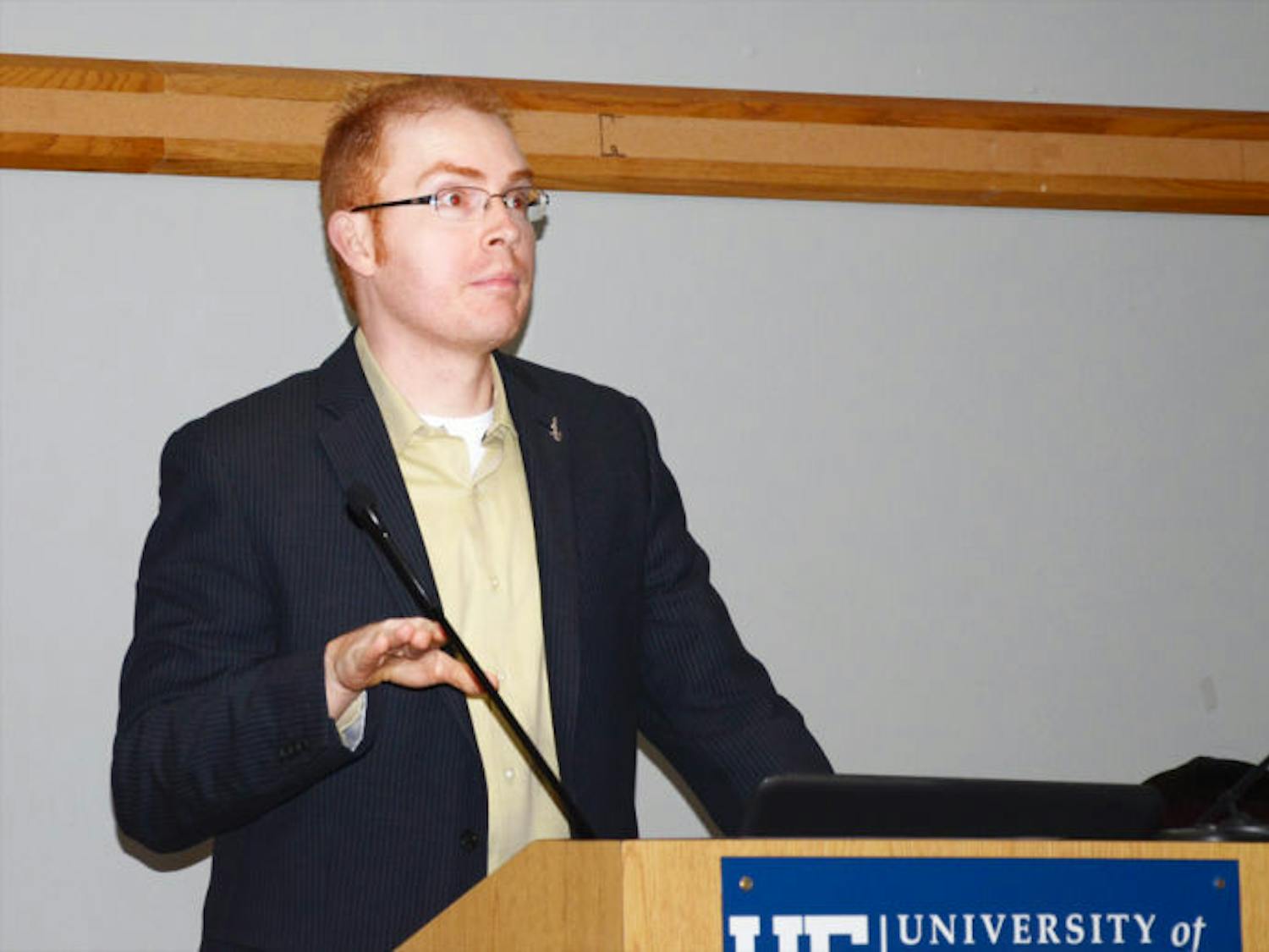 UF Supreme Court Chief Justice Matt Michel swore in the newly elected student senators Tuesday evening in the Reitz Union.