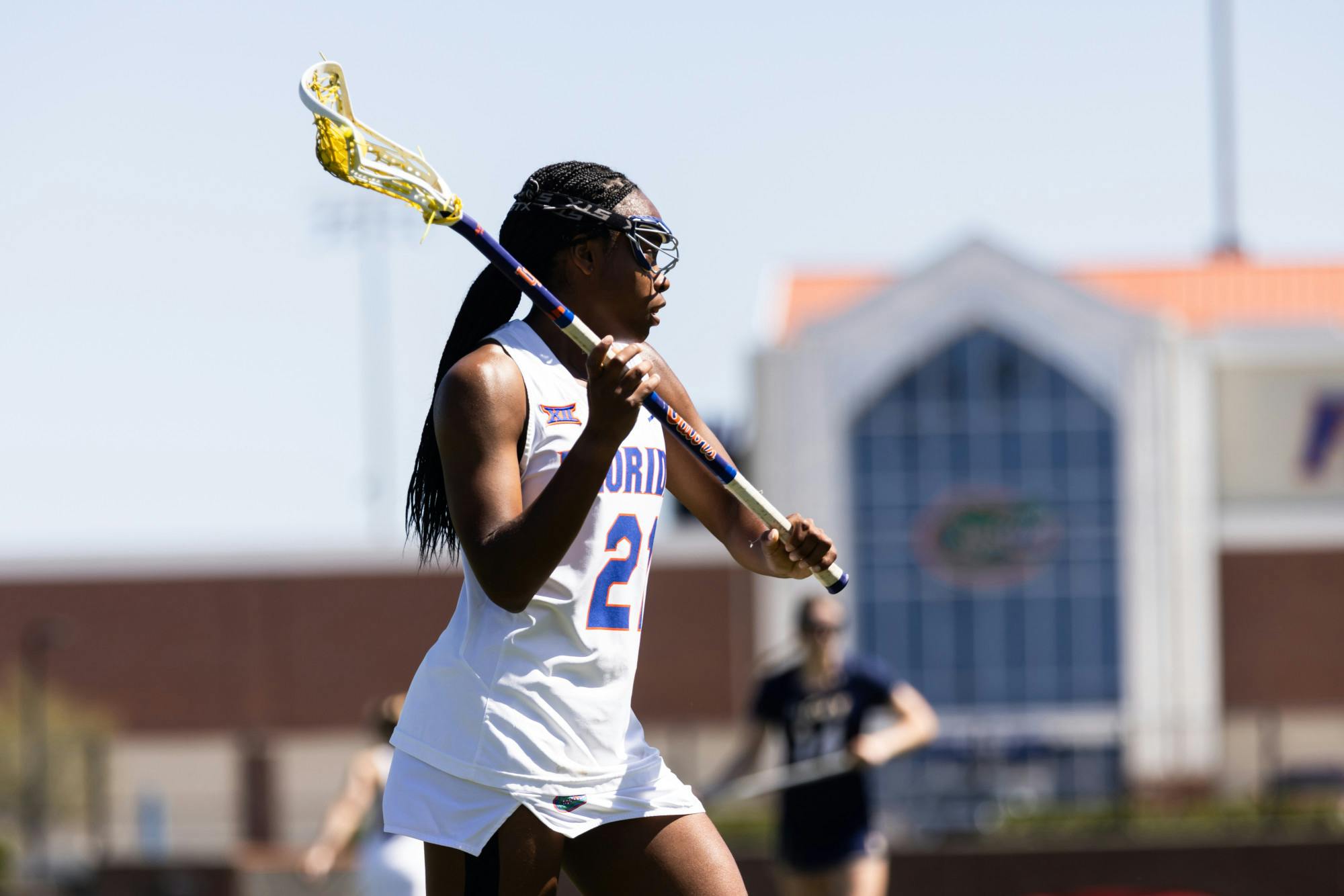 Clark Hamilton (21) plays against Navy on Wednesday, March 12th, 2025.