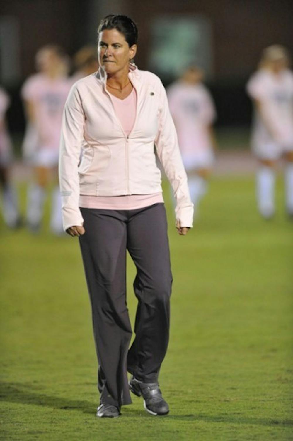 <p>Florida soccer coach Becky Burleigh's&nbsp;mother, Nancy, is a breast cancer survivor. Burleigh's mom has also survived three other forms of the disease.&nbsp;</p>