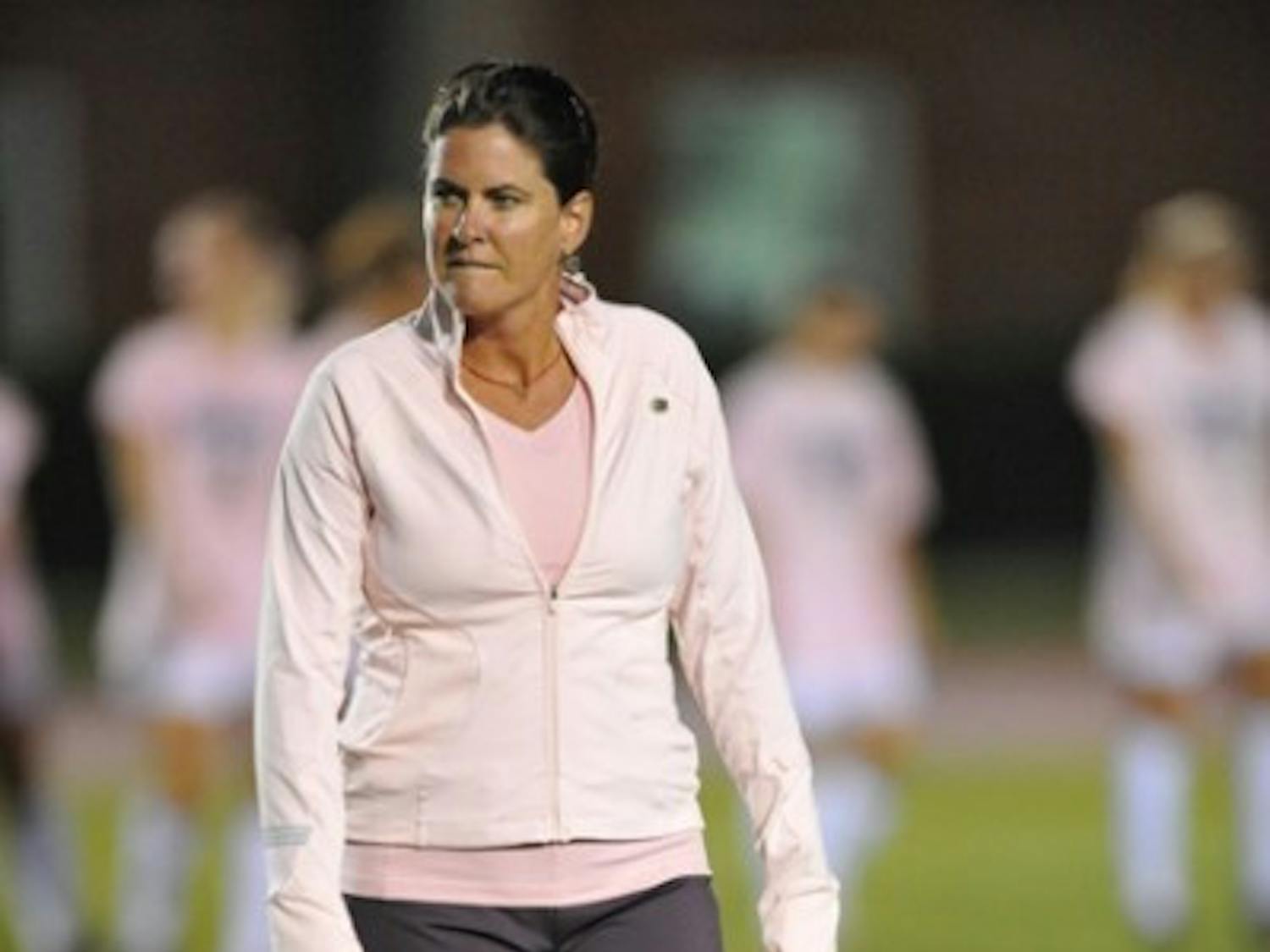 Florida soccer coach Becky Burleigh's&nbsp;mother, Nancy, is a breast cancer survivor. Burleigh's mom has also survived three other forms of the disease.&nbsp;