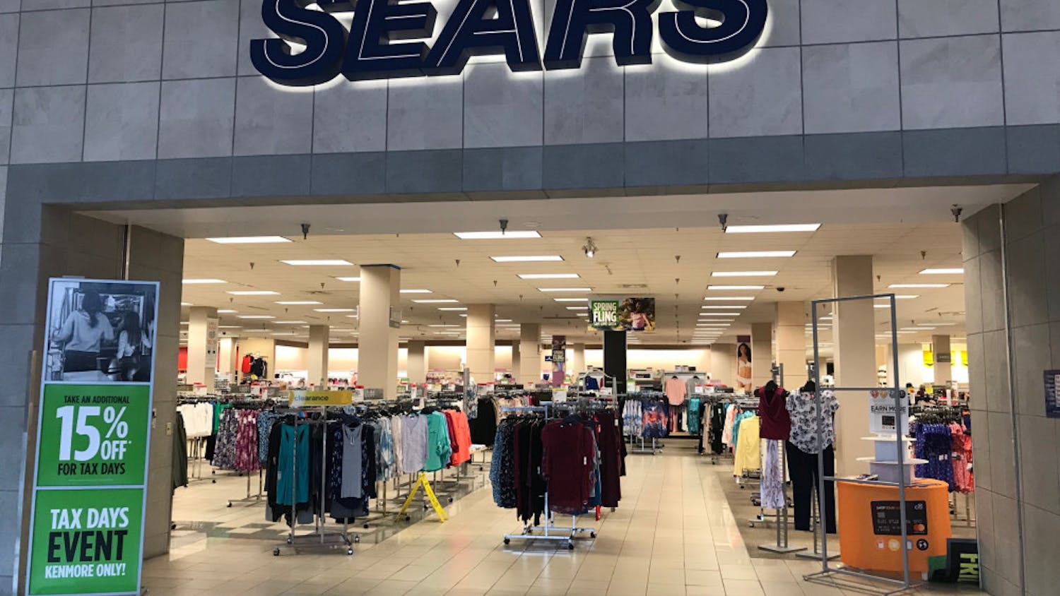 The Sears at The Oaks Mall is scheduled to close by mid-July.