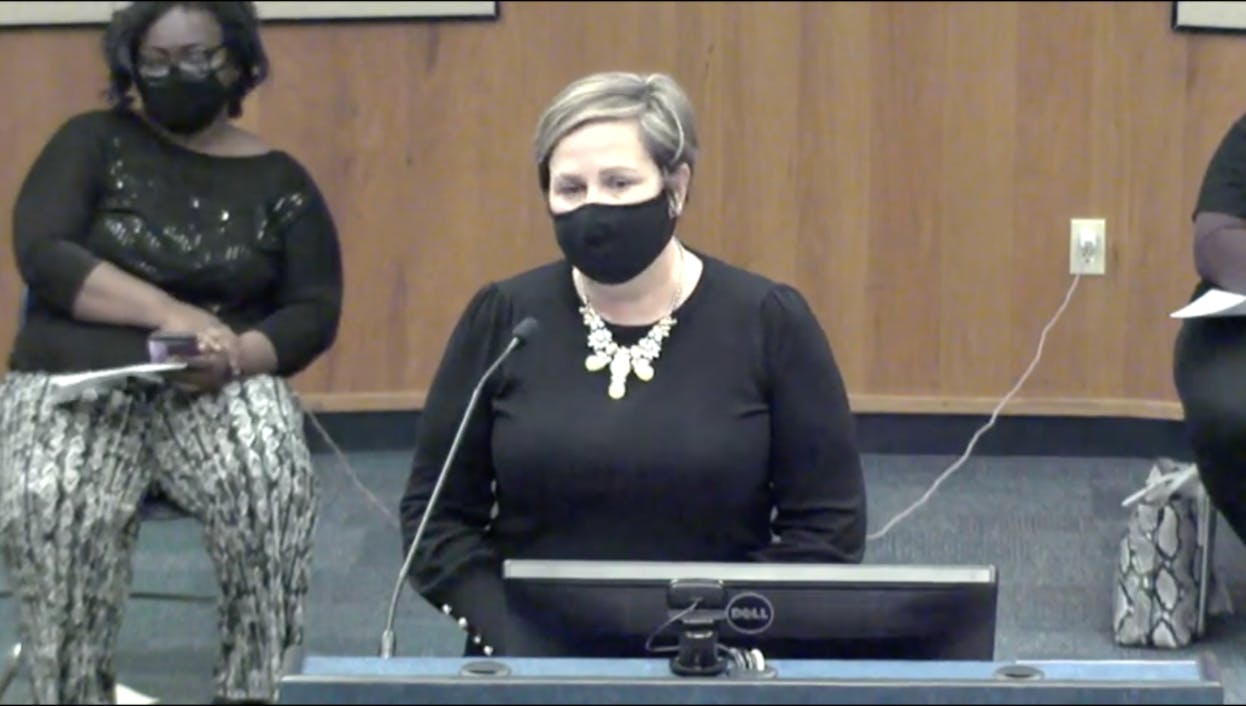 Carlee Simon, who was selected as interim superintendent, has over almost two decades of education experience. 