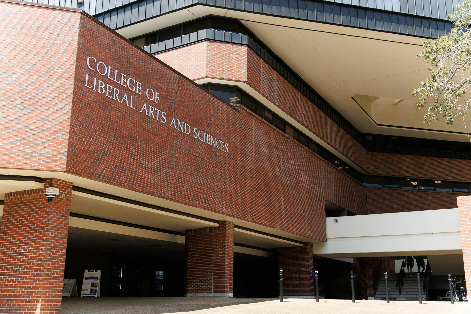The outside of Turlington Hall at the University of Florida, Friday, March 27, 2026.