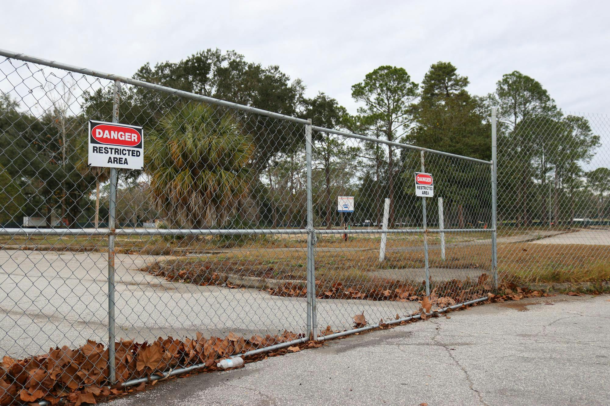 The demolition site of Maguire Village in Gainesville Fla., Wednesday, Jan. 14, 2026.