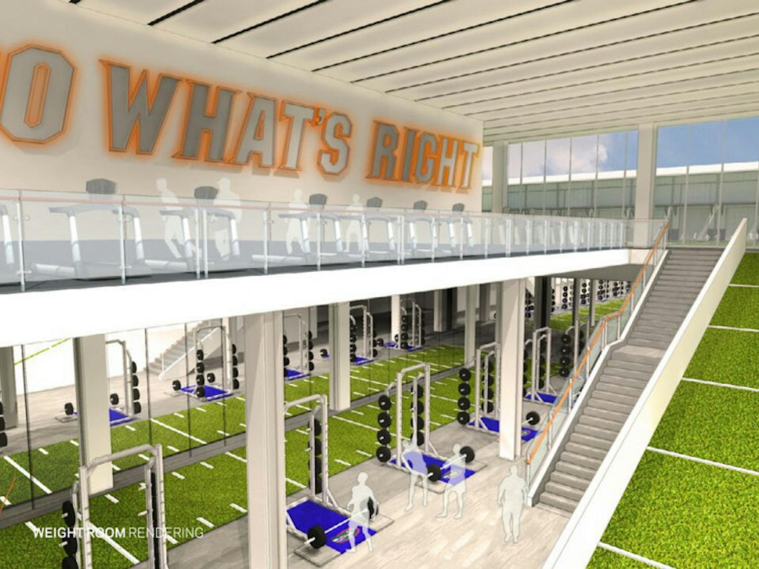 A rendering of Florida's plan for a new stand-alone football facility.