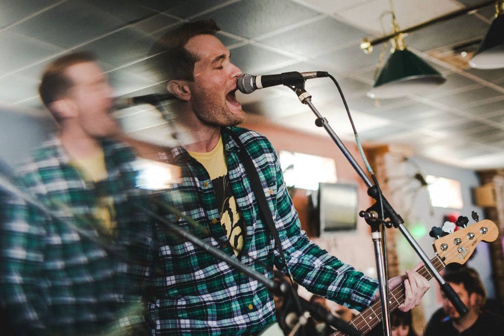 You Vandal’s Eric Cannon performs live. Cannon, along with band member Alex, formed You Vandal in 2009 and has since released three independent records.