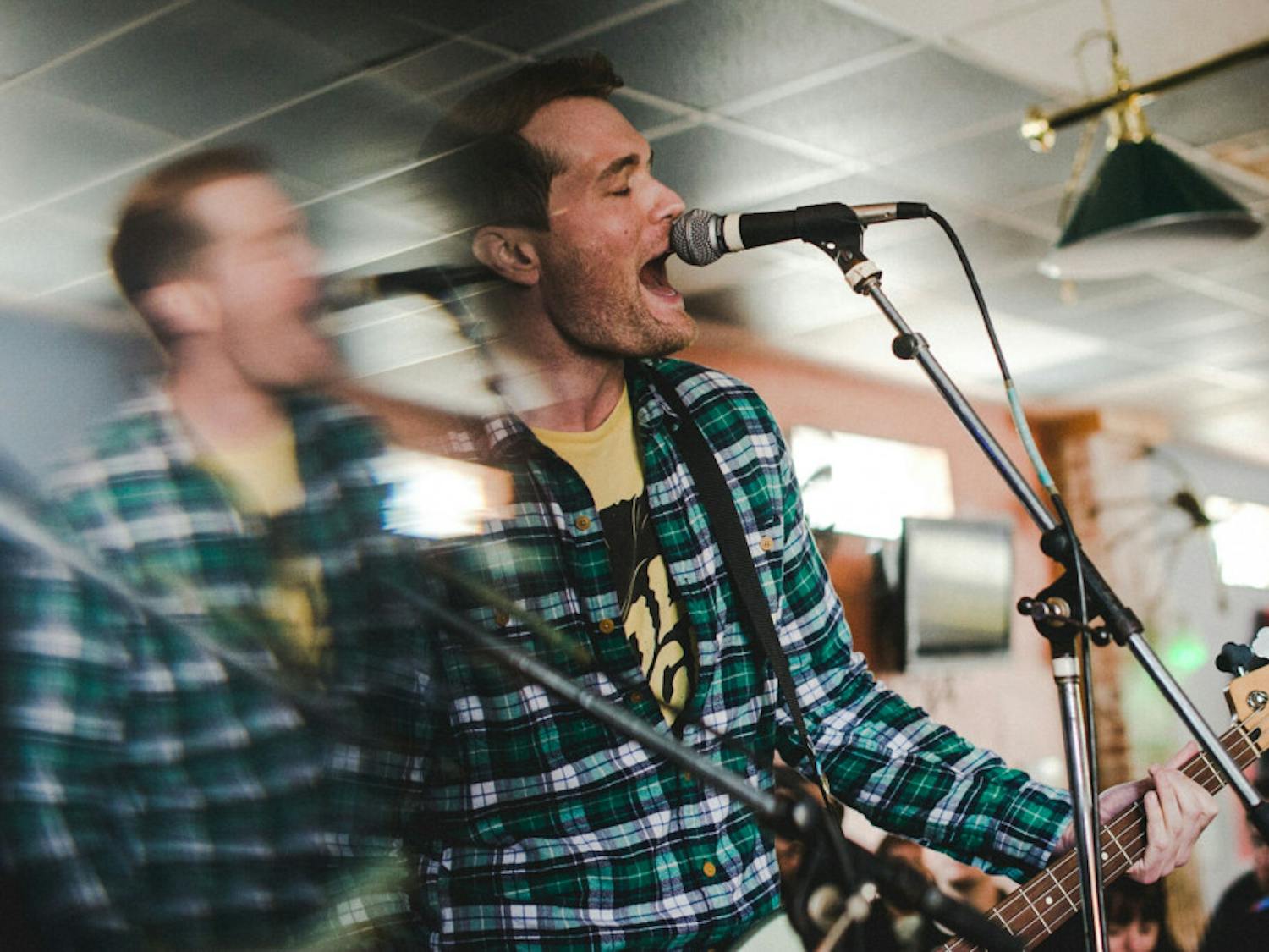 You Vandal’s Eric Cannon performs live. Cannon, along with band member Alex, formed You Vandal in 2009 and has since released three independent records.