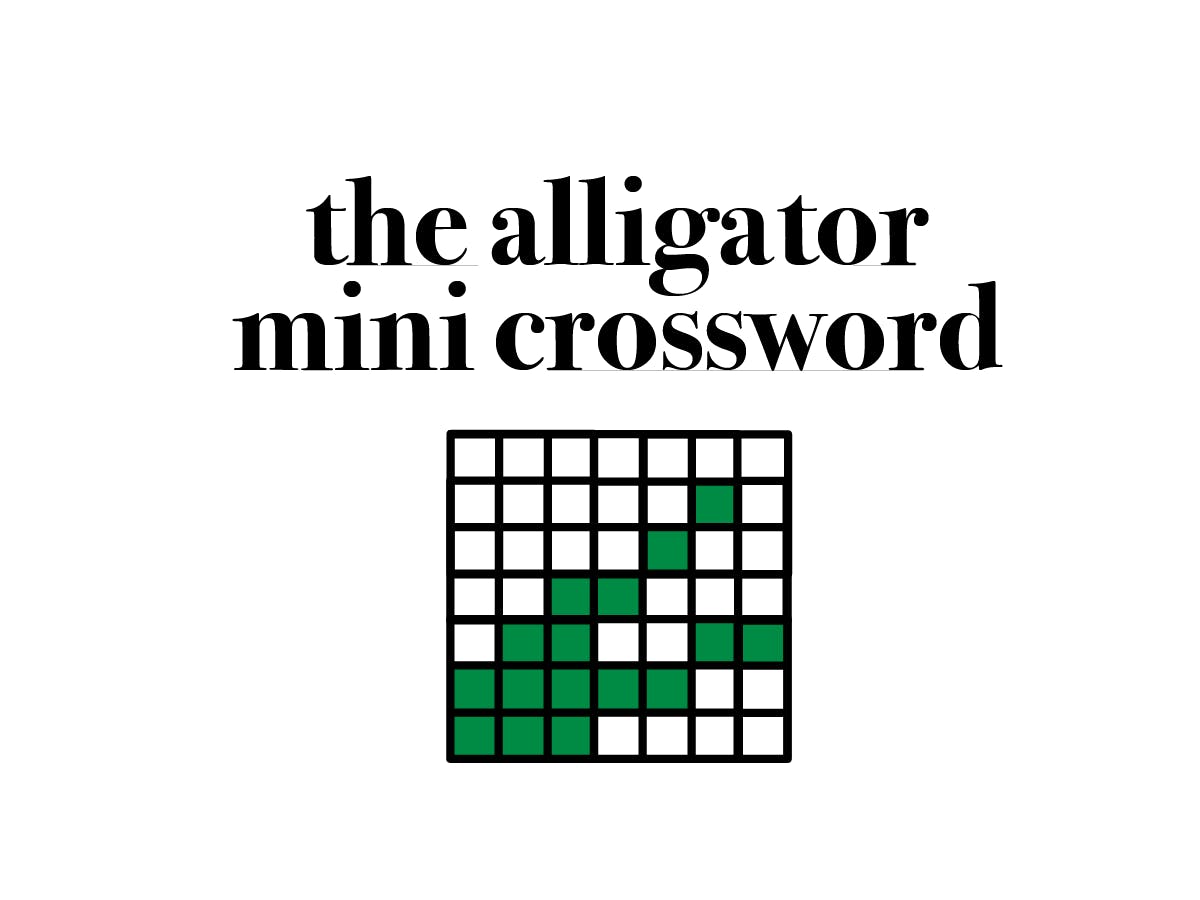 The Alligator mini crossword graphic