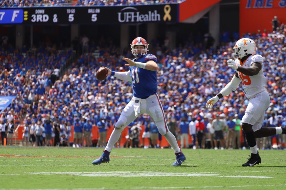 Quarterback Kyle Trask played well against the Volunteers, but will be tested when the Gators play Auburn on Oct. 5.
