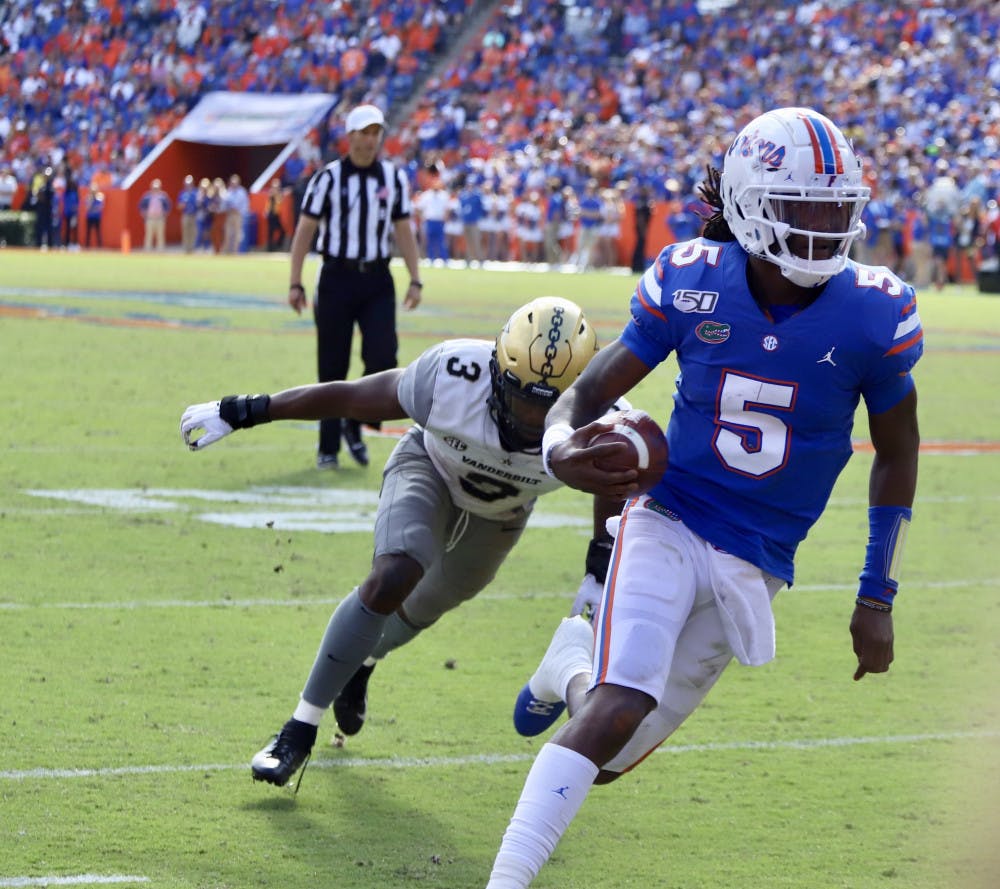 Quarterback Emory Jones led the team in rushing against Missouri with 39 yards on six carries.
