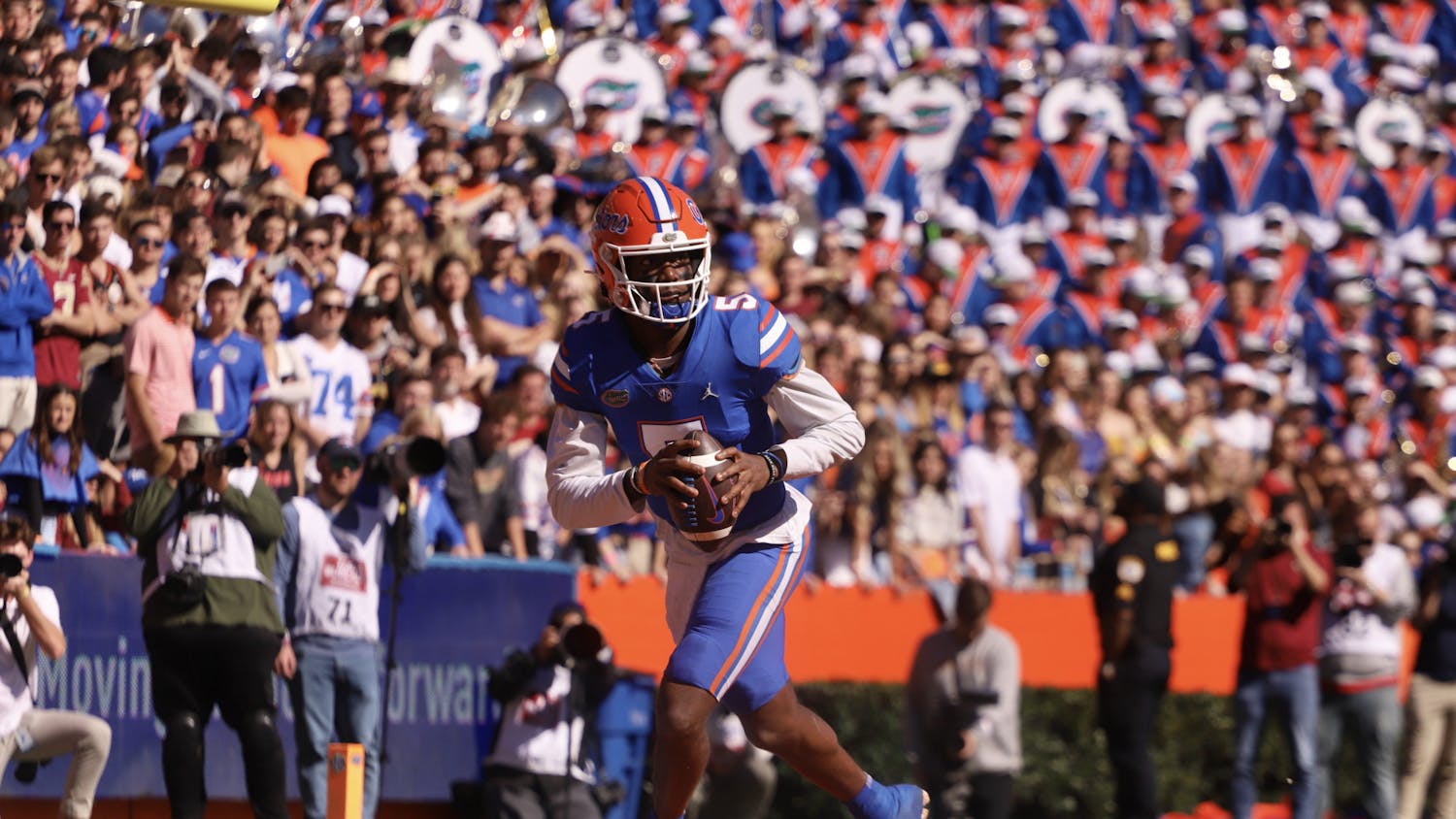 Florida quarterback Emory Jones pictured during a game against Florida State. He announced his transfer to Arizona State Thursday.
