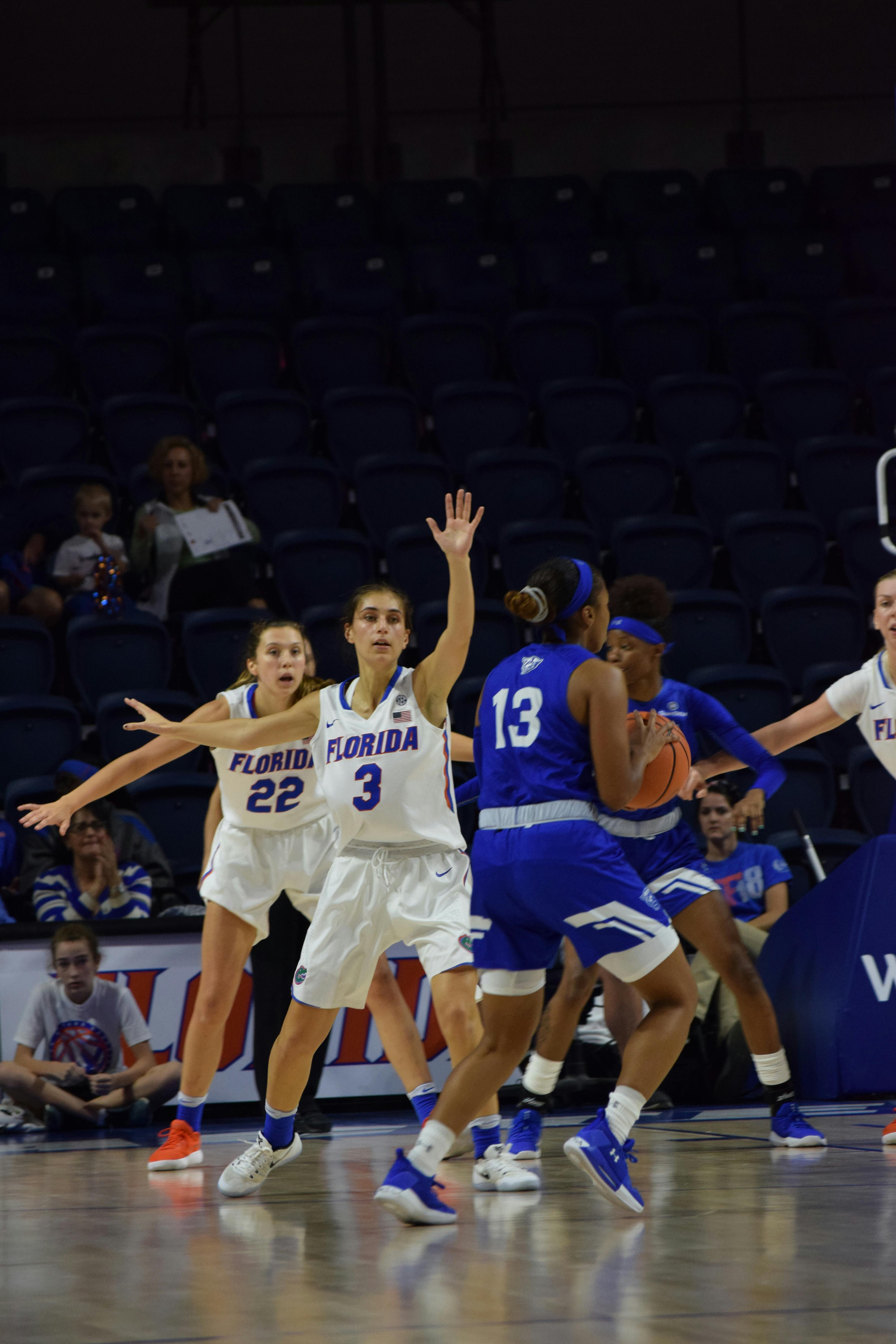 A scoring run between the second and third quarters served as the catalyst the Gators’ offense needed as they ran away with the game, beating Georgia State 82-66.