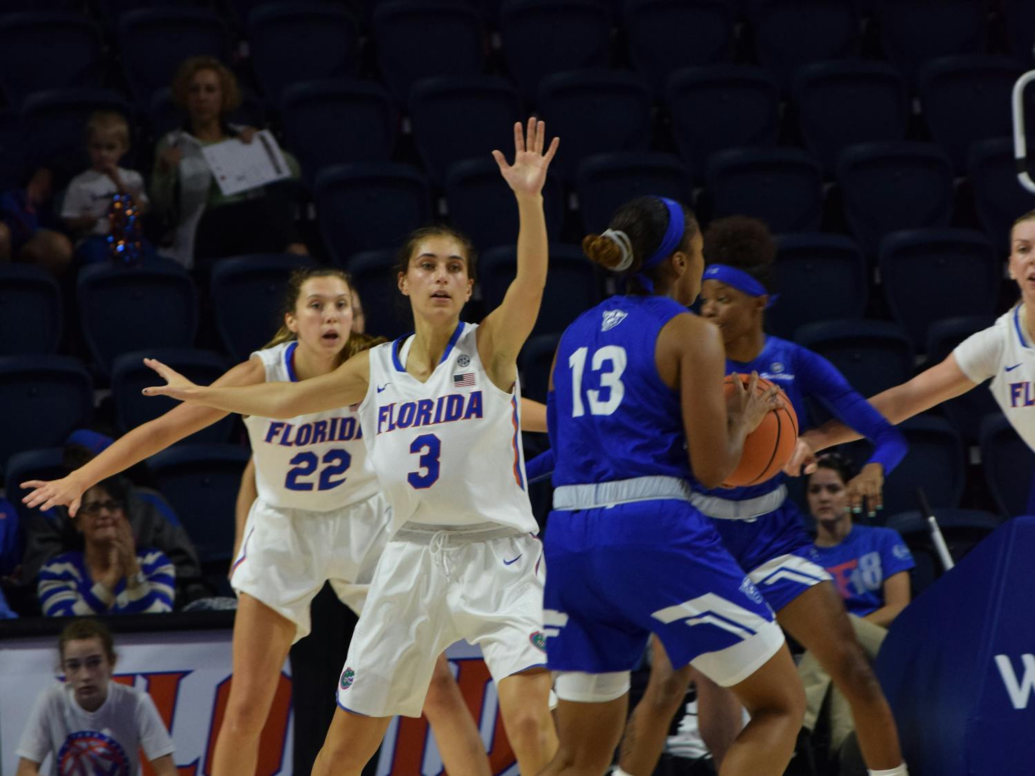 A scoring run between the second and third quarters served as the catalyst the Gators’ offense needed as they ran away with the game, beating Georgia State 82-66.