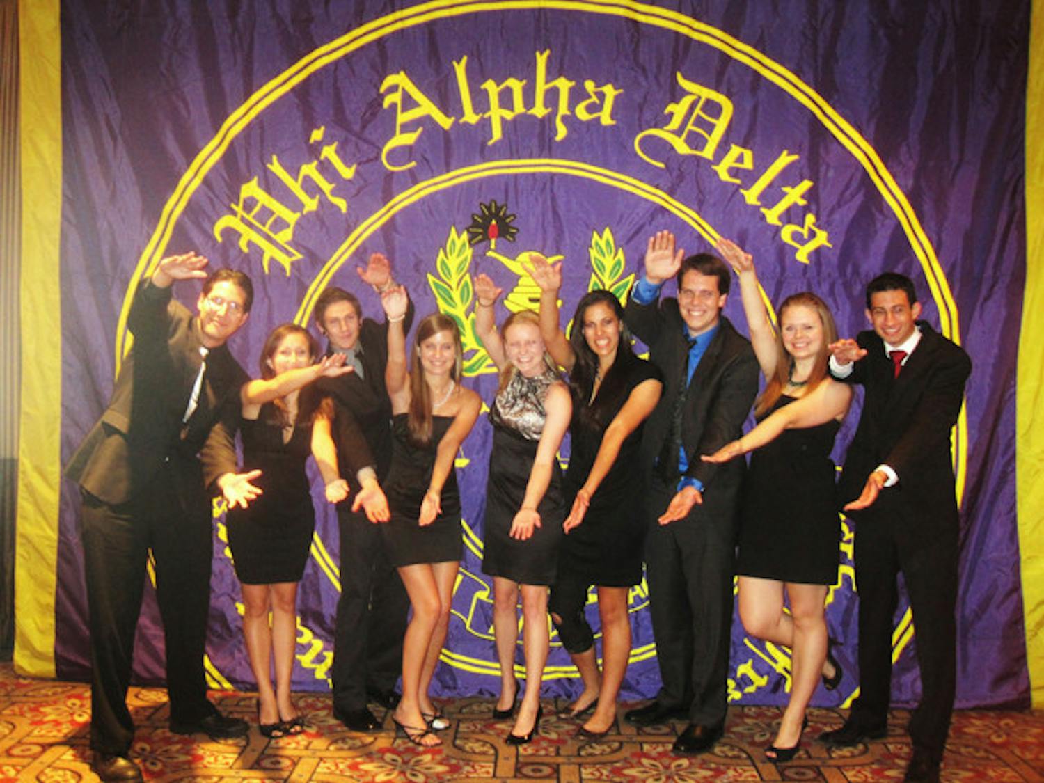 Eight UF students took the first and second place spots at the 2011 Phi Alpha Delta Pre-Law Conference and Mock Trial Competition in Alexandria, Va., last week.