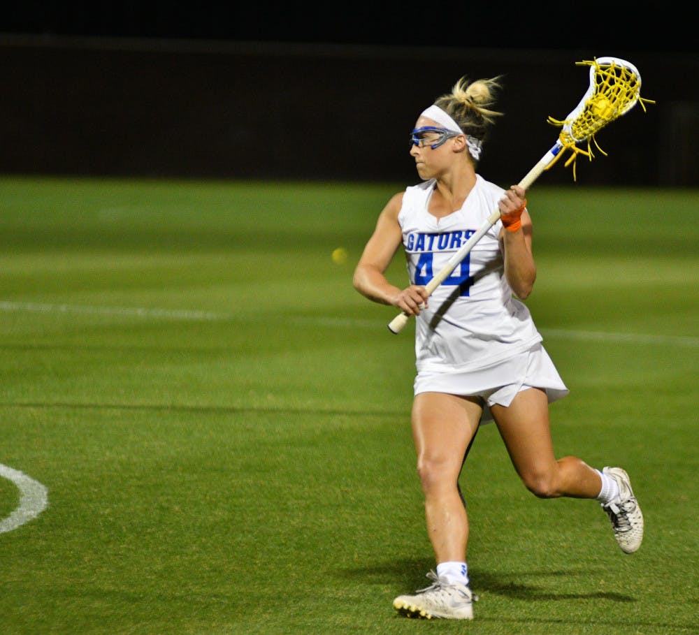 <p>UF midfielder scored just one goal in Florida's 14-13 loss to Navy in Annapolis, Maryland, on Saturday.</p>