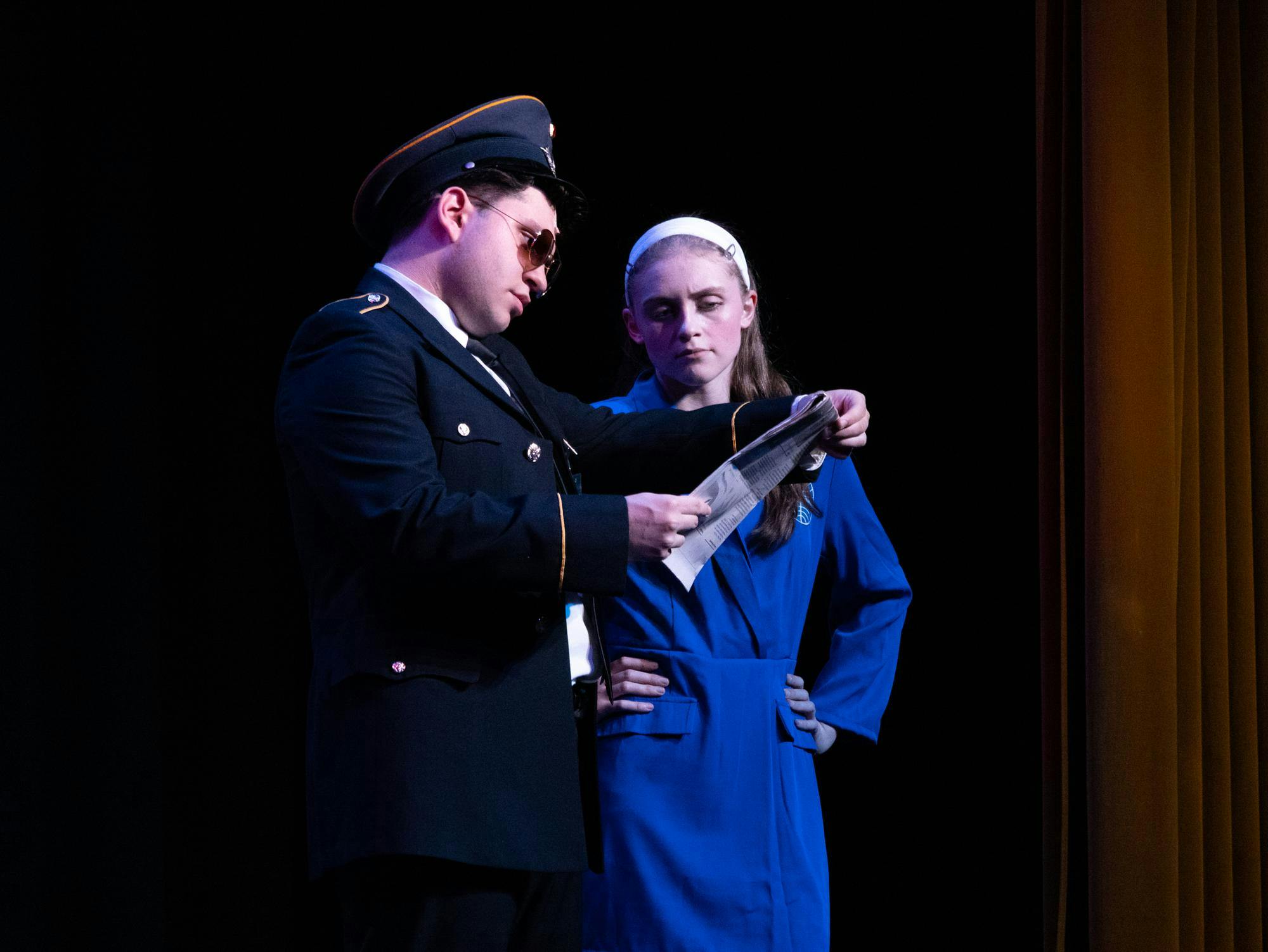 Theatre Department at Buchholz High School putting on a production of “Catch Me If You Can,” Wednesday, April 15, 2026 in Gainesville, Fla.