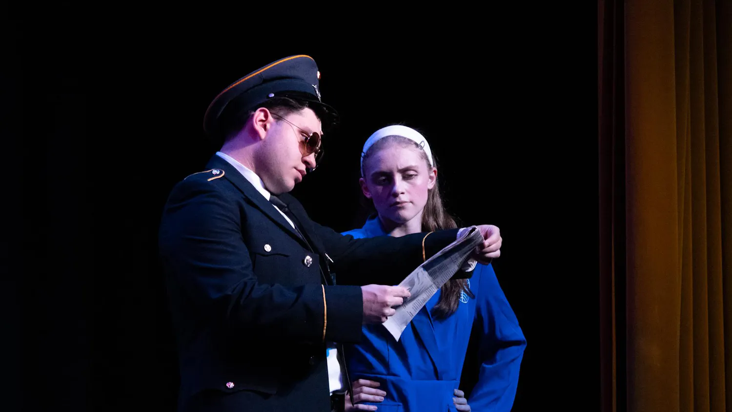 Theatre Department at Buchholz High School putting on a production of “Catch Me If You Can,” Wednesday, April 15, 2026 in Gainesville, Fla.