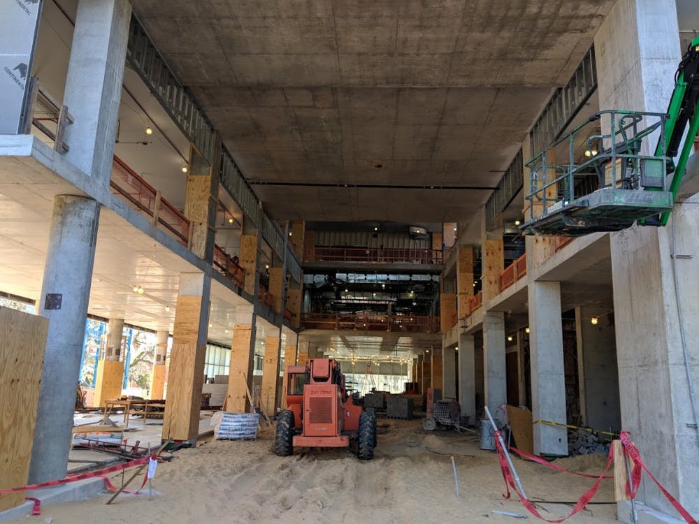 <p><span>The construction of the Herbert Wertheim Laboratory for Engineering Excellence is projected to cost more than $70 million, which is $20 million more than its projected cost. The building is located between the Reitz Union and Weimer Hall, and it will house study rooms and labs. </span></p><div class="yj6qo ajU"> </div>