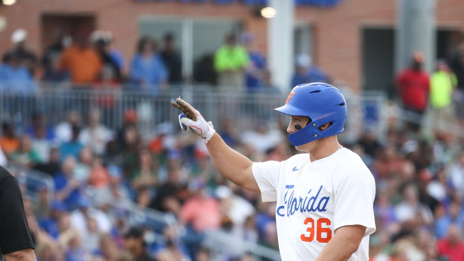 Florida outfielder Wyatt Langford during the Gators' 3-0 win against Florida A&M Friday, June 2, 2023.