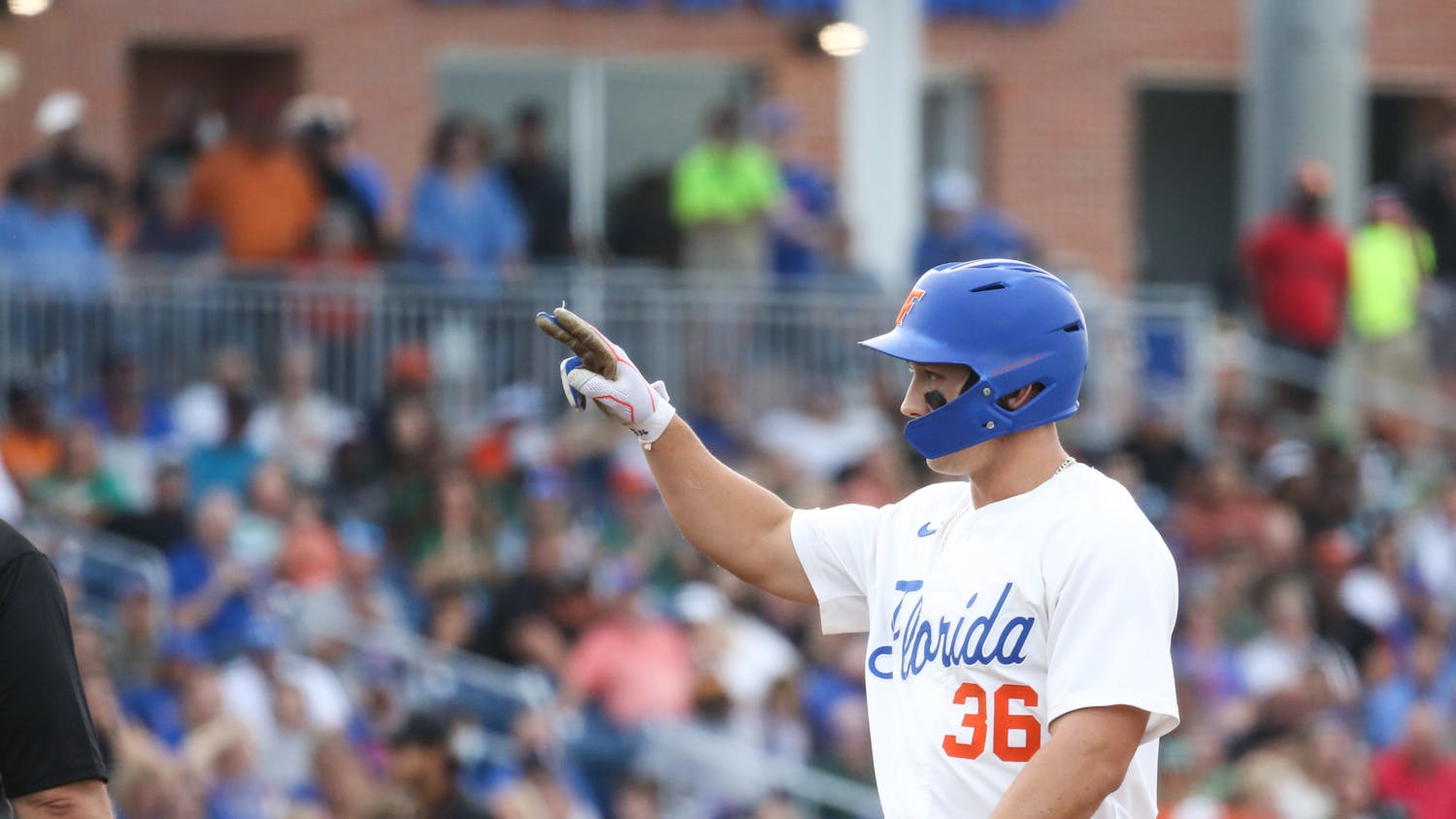 Florida outfielder Wyatt Langford during the Gators' 3-0 win against Florida A&M Friday, June 2, 2023. 