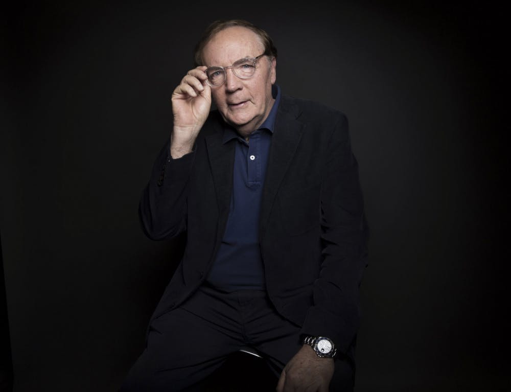 In this Aug. 30, 2016, file photo, author James Patterson poses for a portrait in New York. Patterson has renewed a most welcome holiday publishing tradition, bonuses for independent bookstore employees. The best-selling author announced Tuesday, Dec. 18, 2018, that 333 workers each will receive $750. The winners, nominated by customers and colleagues among others, are listed on the web site of the American Booksellers Association. (Photo by Taylor Jewell/Invision/AP, File)