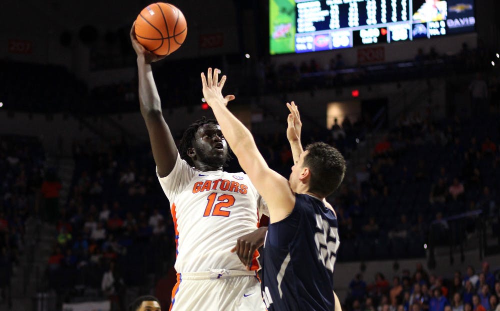 Both Florida and FSU were called for a plethora of fouls in the first half — 22 to be exact — in the Gators’ 83-66 loss to their in-state rival on Monday night. Centers Kevarrius Hayes and Gorjok Gak couldn't create a presence under the basket, collected a combined six rebounds.