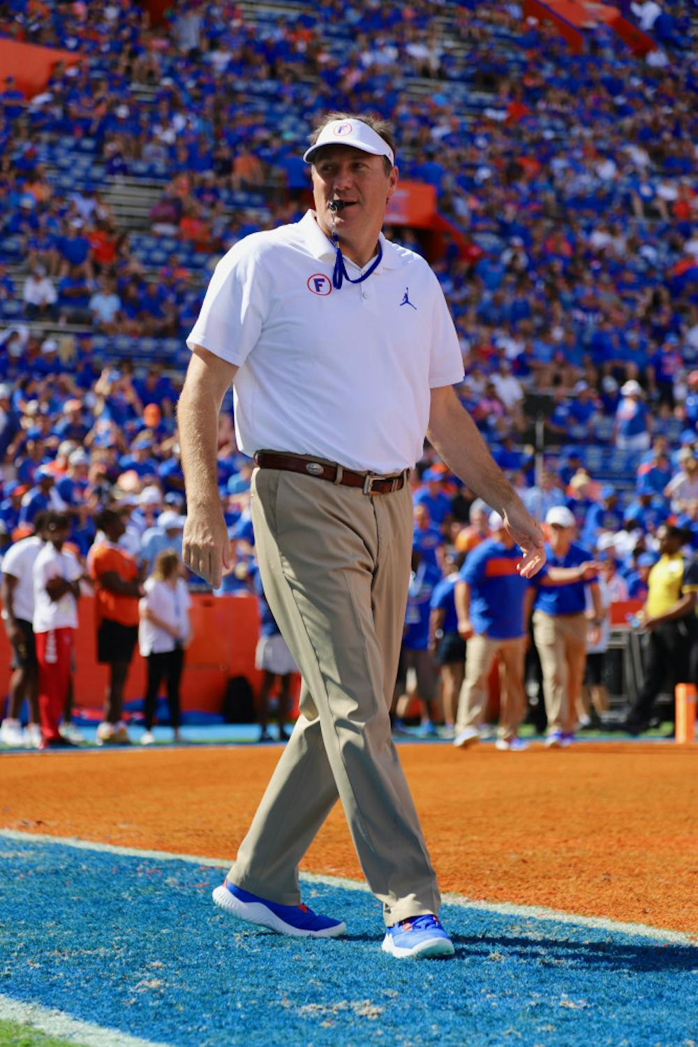 <p>Coach Dan Mullen touched on Friday's fire at the stadium, how COVID-19 will impact the team's travel routine and wide receiver Justin Shorter at Monday's media availability.</p>