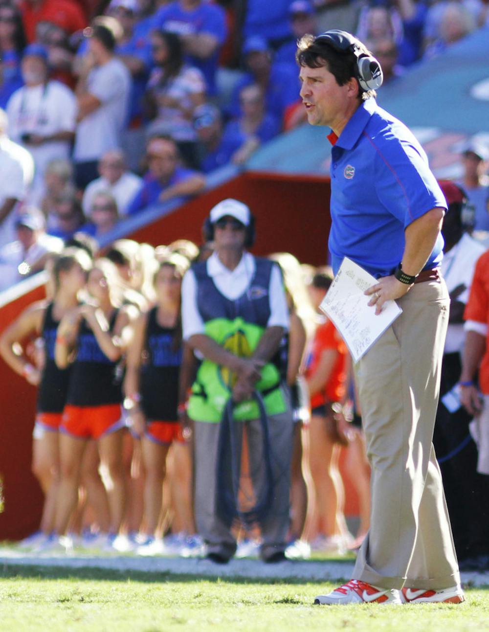 <p>Gators coach Will Muschamp has Florida at 7-0 heading into its matchup against Georgia on Saturday. He has reenergized a team that went 15-11 after winning two national titles the previous four seasons.</p>