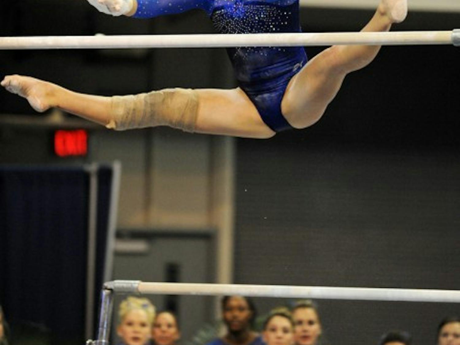 Sophomore gymnast Mackenzie Caquatto won her second straight bars title last Friday with a 9.9.