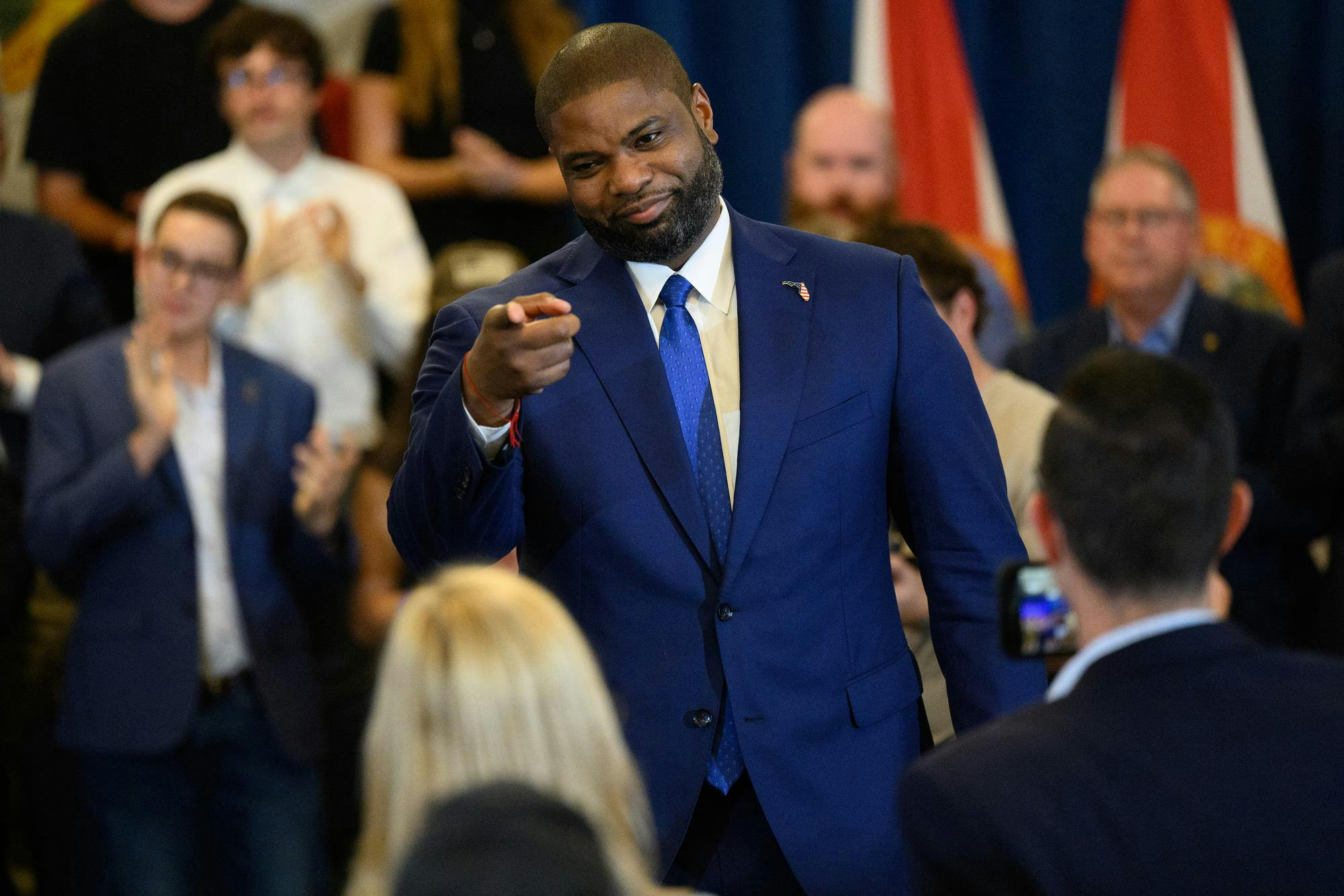 Representative and gubernatorial candidate&nbsp;Byron Donalds held a town hall style meeting Wednesday as a part of his Defending the Florida Dream Tour. The event featured representative Kat Cammack and 135 audience members. The entire event was live streamed on Donalds's campaign website as audience members asked questions of the republican candidate.  