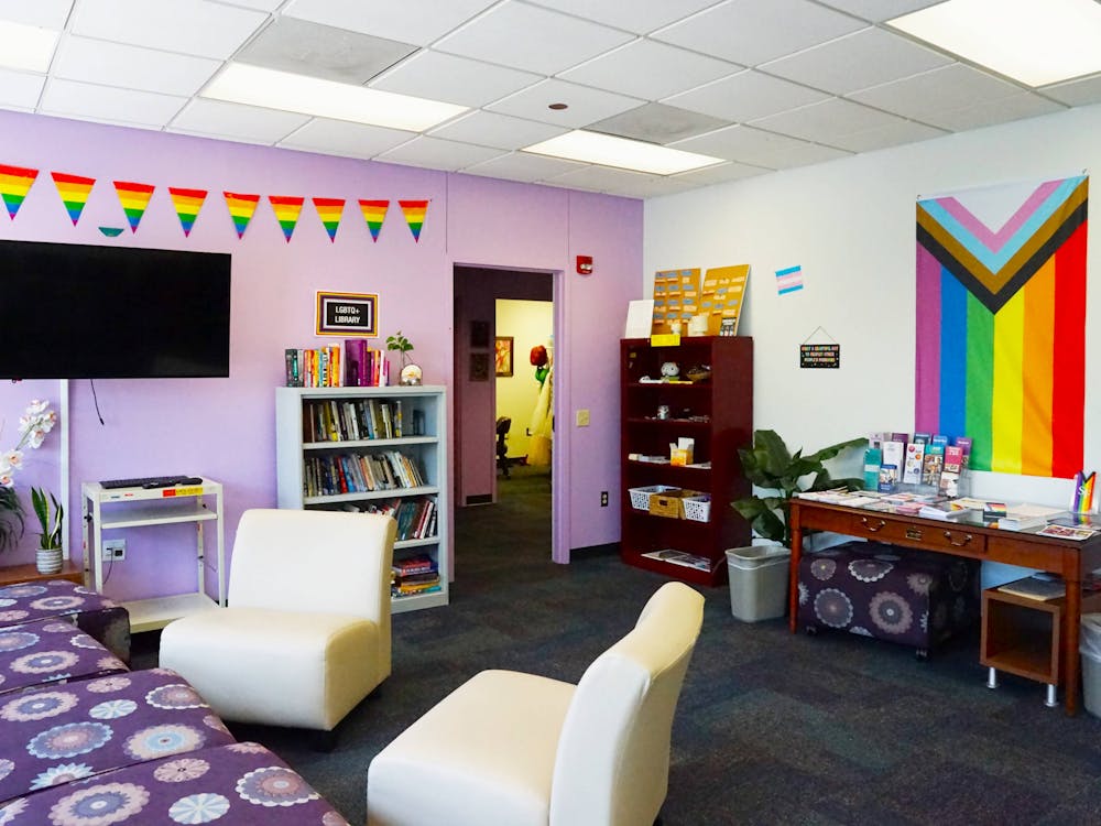 <p>Santa Fe students have access to books, health &amp; wellness brochures and personal hygiene products at the college’s LGBTQ+ Resource Center seen on Tuesday, June 6, 2023. </p><p><br/><br/></p>