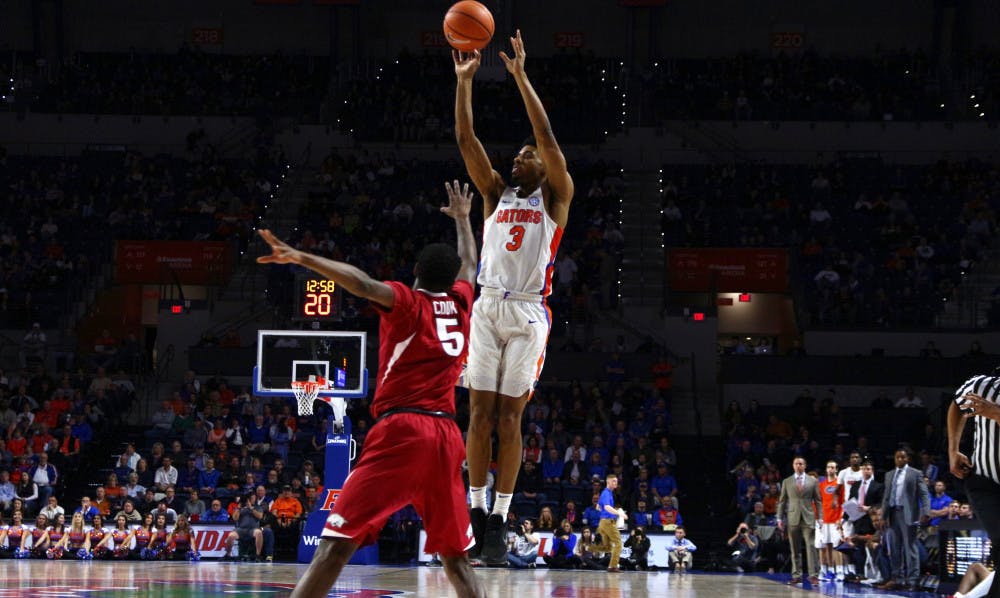 <p><span id="docs-internal-guid-1db2e79a-0d15-16d4-4f03-4b3e05e280ac"><span>Florida guard Jalen Hudson is leading UF this season with 16.5 points per game. "He's consistently improving his energy level," Gators coach Mike White said.</span></span></p>