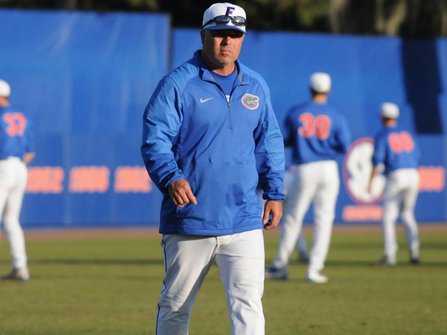 Coach Kevin O'Sullivan and the Gators dropped their first home game since March 23 in an 8-4 loss against Jacksonville Tuesday night. “We’ve gotta clean up some mistakes,” O'Sullivan said.