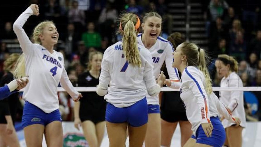 <p>The Florida volleyball team is one win away from its first NCAA title in program history. It will take on Nebraska in the national championship match on Saturday at 9 p.m. in Kansas City, Missouri.</p>