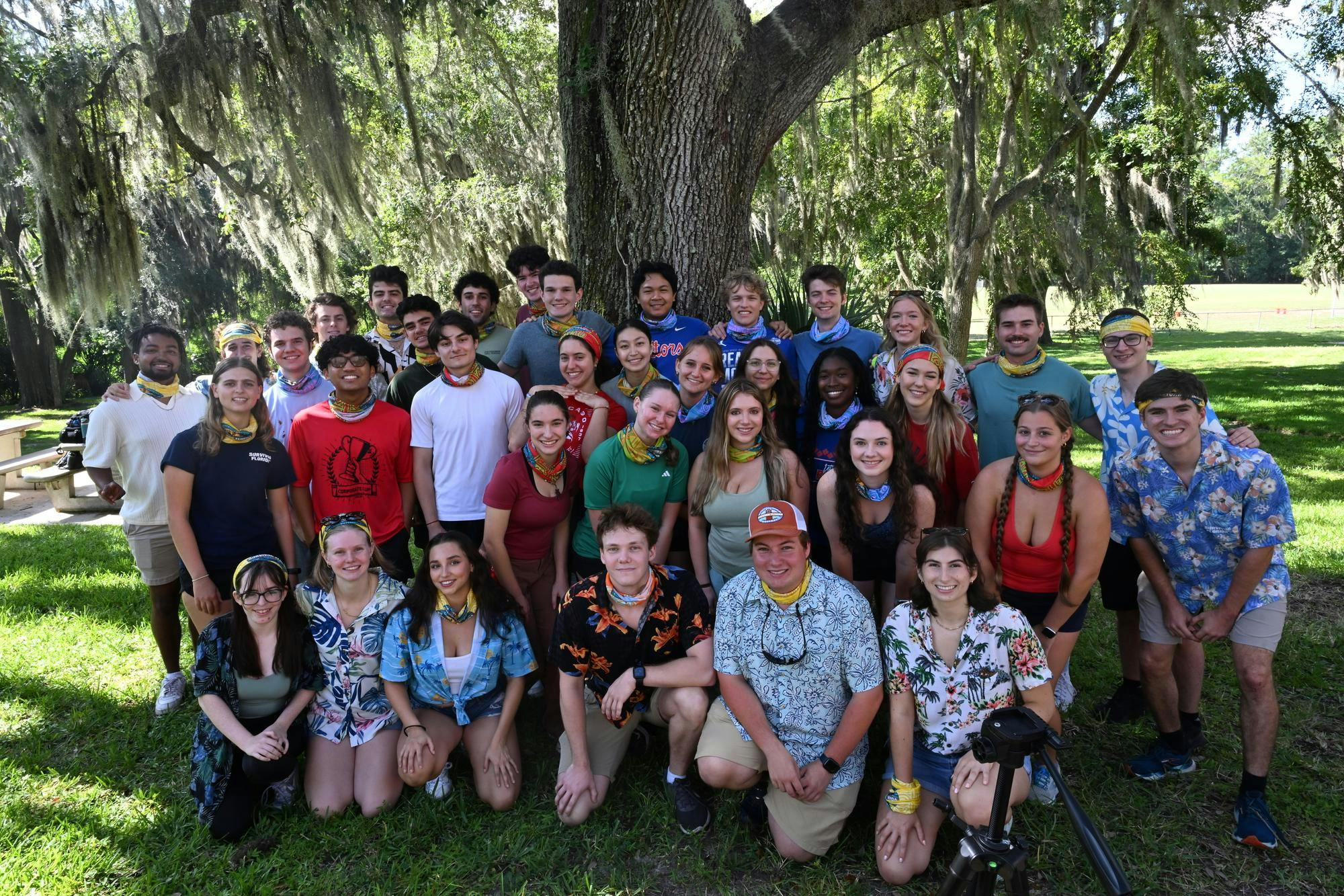Survivor Florida players gather for the 16th season of the on-campus game, honoring the hit TV show "Survivor."