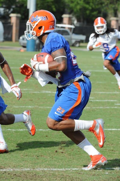 Senior running back Mike Gillislee is in line for more carries this season following the departures of Jeff Demps and Chris Rainey. He averaged just 5.1 carries per game for the Gators a year go.