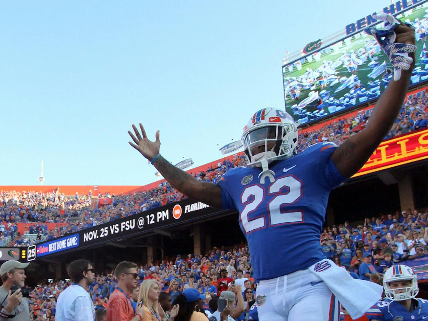 The Gators haven’t beaten the Seminoles since 2012, meaning both last year's and this year's seniors never did. “We just want to send those guys out with a good win,” sophomore running back Lamical Perine said. “There’s going to be a whole lot of fans coming out for that game. It’s going to be a nice game.”