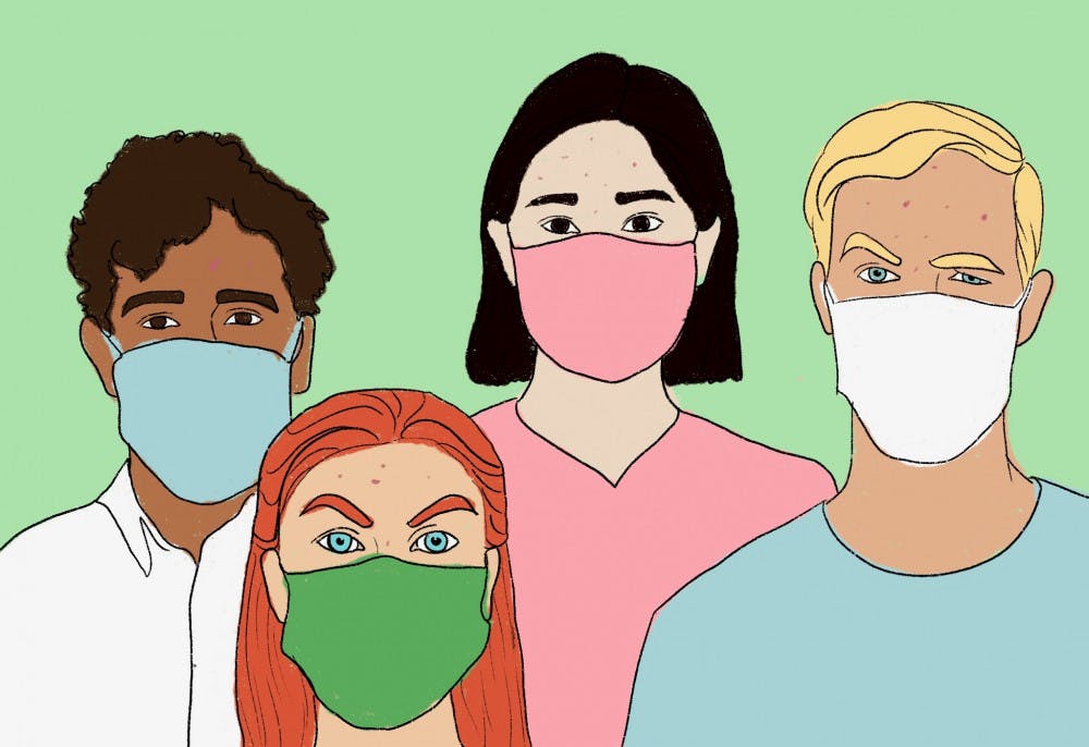 Mask acne, or maskne, refers to skin impurities caused by the friction and rubbing in one’s mask, said Dr. Marjorie Montanez-Wiscovich, a clinical assistant professor at UF’s College of Medicine.  