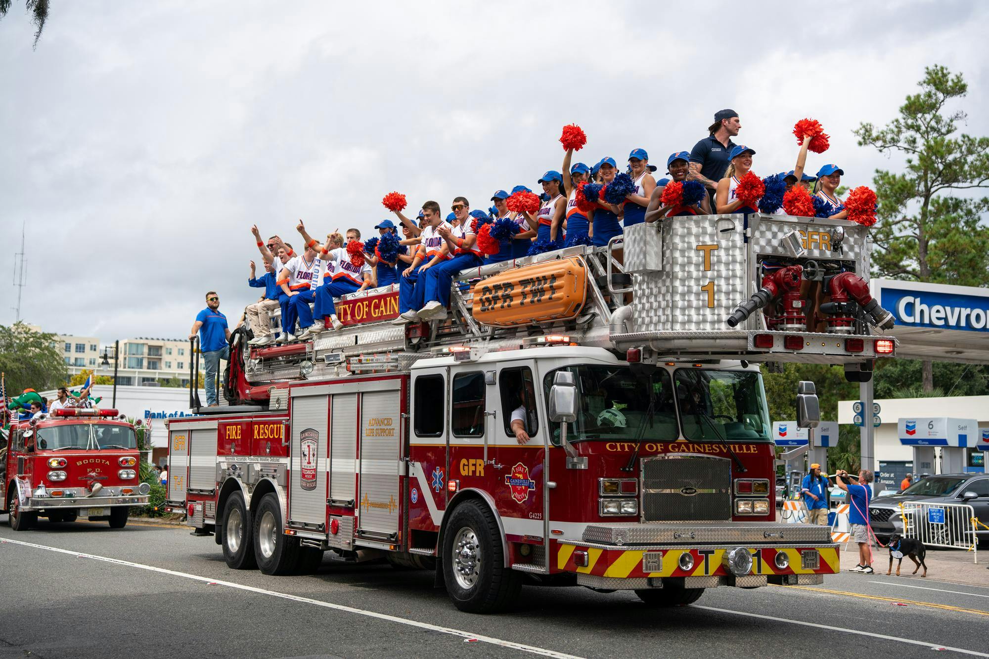 The Homecoming parade kicks off at University Avenue, Friday, Oct. 9, 2026, in Gainesville, Fla.