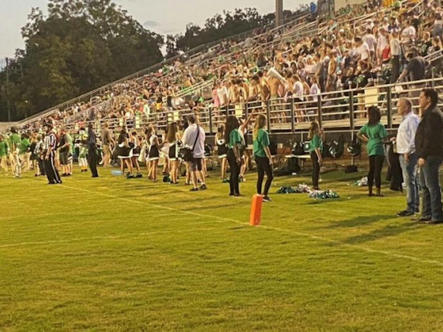 Florida Gov. Ron DeSantis made a trip to Live Oak, Florida, to watch the Suwannee Bulldogs take on the Santa Fe Raiders Friday night. He left in the second quarter.