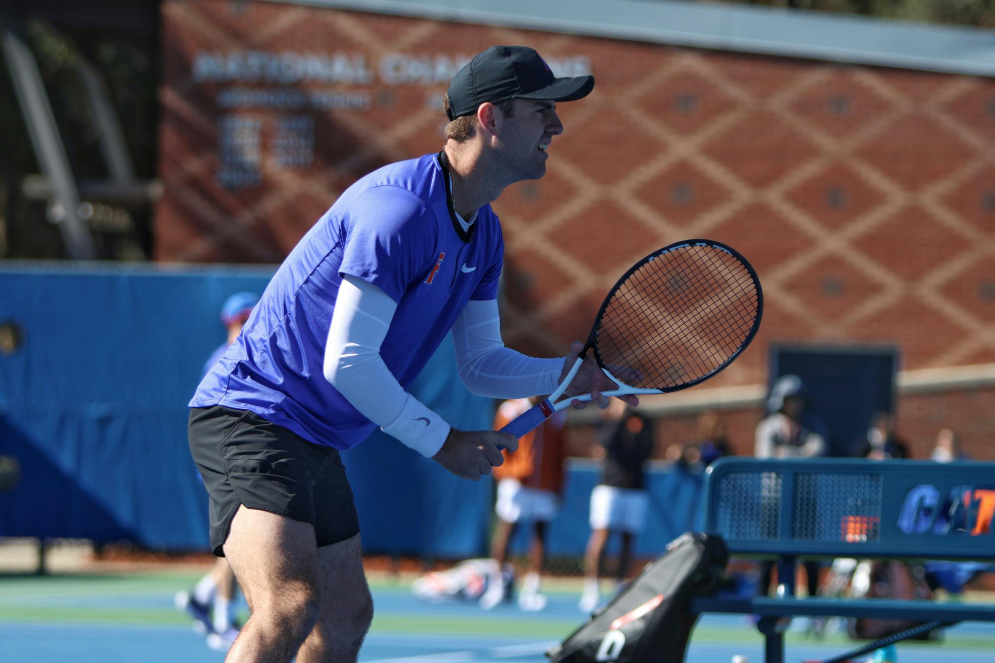 Florida junior Will Grant lines up in the Gators 5-2 loss to the No. 8 Texas Longhorns Sunday, Jan. 15, 2023.