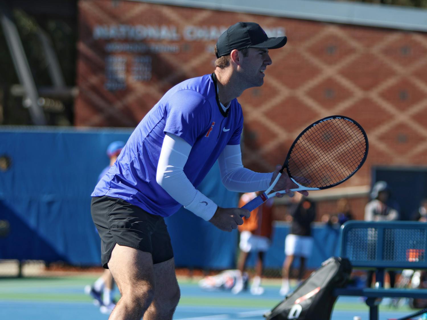 Florida junior Will Grant lines up in the Gators 5-2 loss to the No. 8 Texas Longhorns Sunday, Jan. 15, 2023.