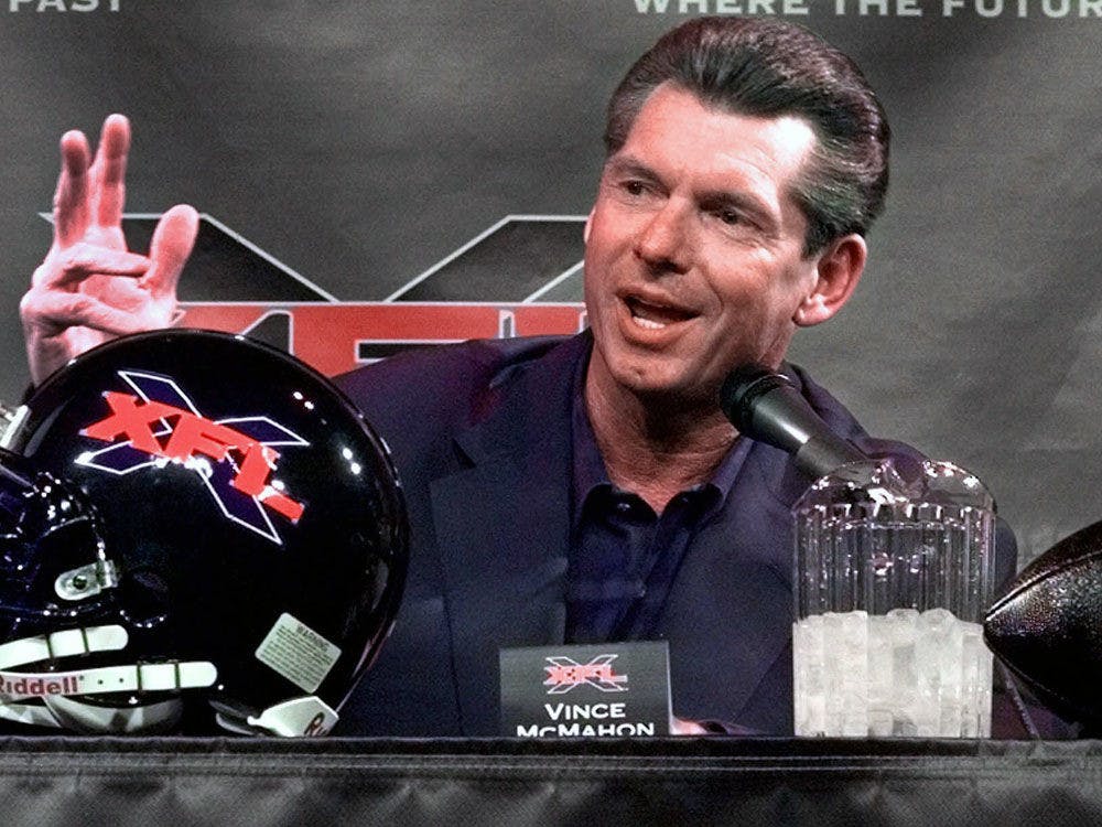 <p>Vince McMahon announced last week his intention of resurrecting the XFL, a football league he founded in 2001. The league folded after one season.&nbsp;</p>