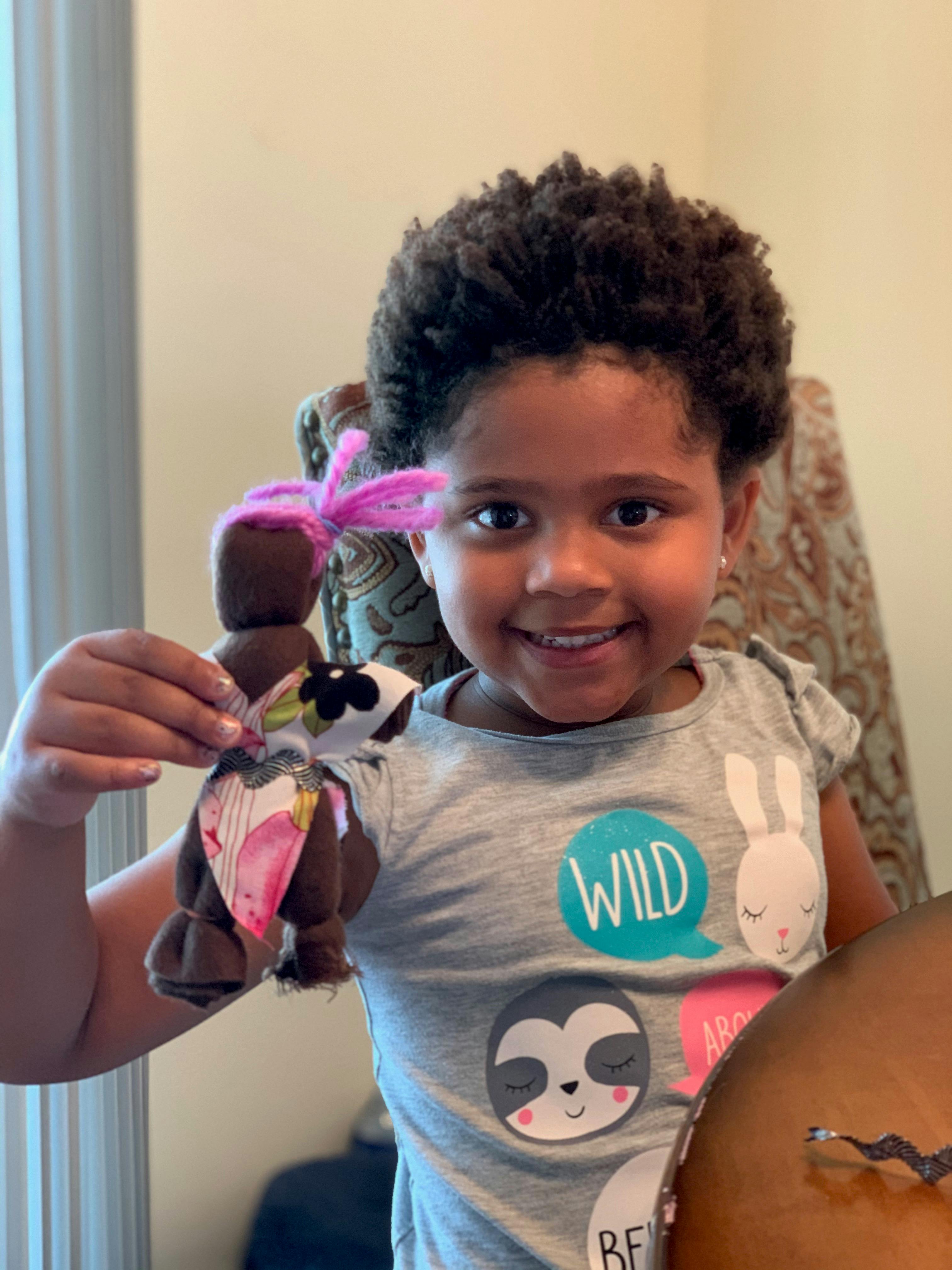 Madeline Exavier has never found a doll that looks like her. But with a Rad Doll Kit, she made her own.    