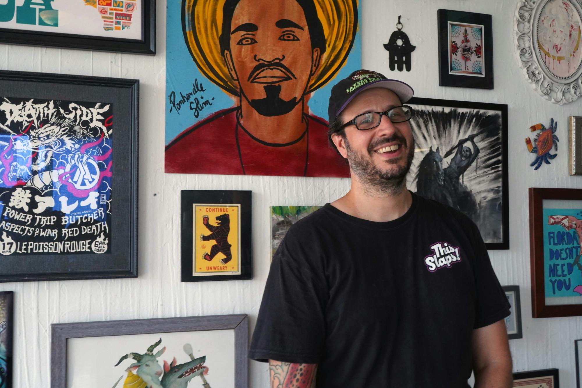 Co-owner, John Mamo, at his restaurant, Frenchmen Street Food, on South Main Street on Sunday, July 13, 2025.
