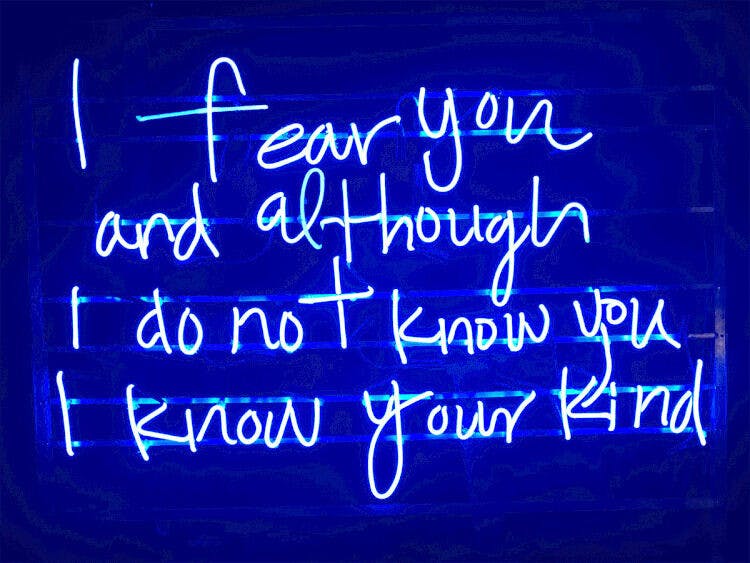 The lines are taken from two poems by poet Janessa Martin, who collaborated with Sylvi&nbsp;Herrick on the piece.&nbsp;
&nbsp;