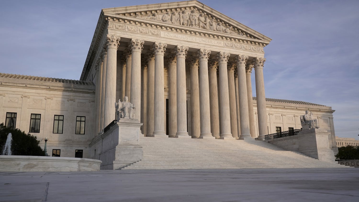 In this Nov. 5, 2020 file photo, The Supreme Court is seen in Washington. (AP Photo/J. Scott Applewhite)