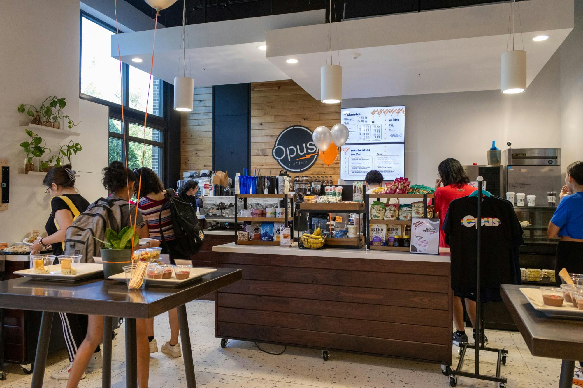 Opus Coffee celebrates grand opening at Row location The