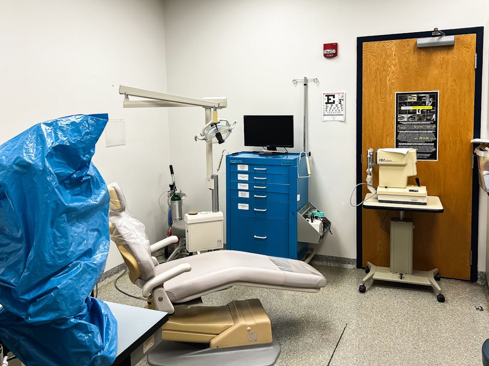 <p>An exam room where UF HealthStreet hosts a free dental clinic once a month pictured on Monday, Feb. 10, 2025.</p>