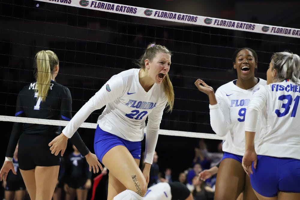 Outside hitter Thayer Hall said her team needs to respond better to pressure.